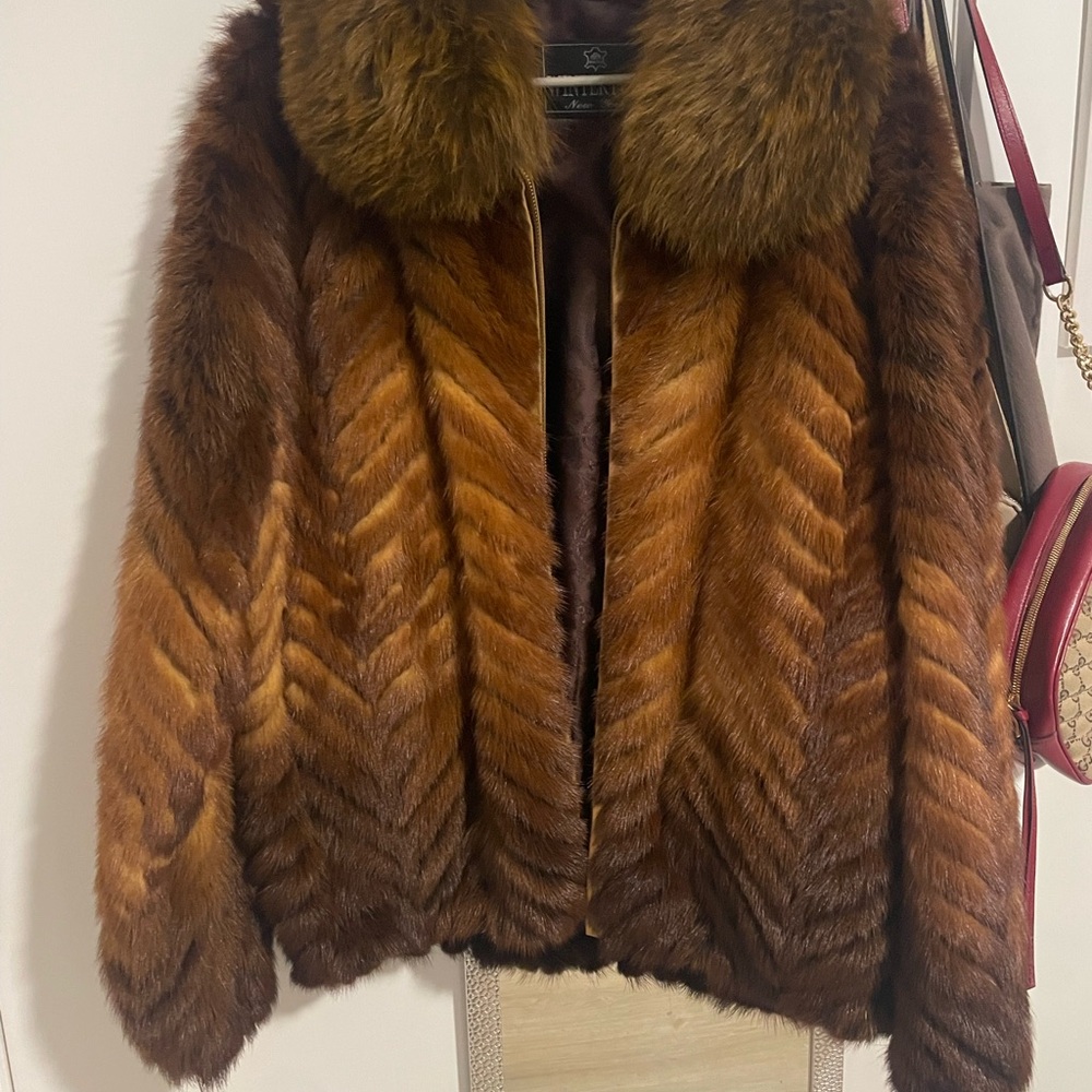 Luxurious Brown Fur Jacket